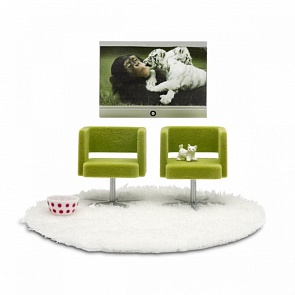 Набор мебели для домика Стокгольм - Домашний кинотеатр (Lundby, LB_60905100)